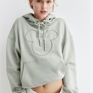 Mickey Mouse Light Gray Hoodie